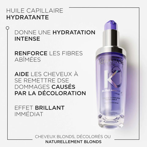 BLOND ABSOLU L'HUILE CICAGLOSS RECHARGEABLE POUR CHEVEUX BLONDS SENSIBILITÉS, ÉCLAIRCIS OU MÉCHÉS
