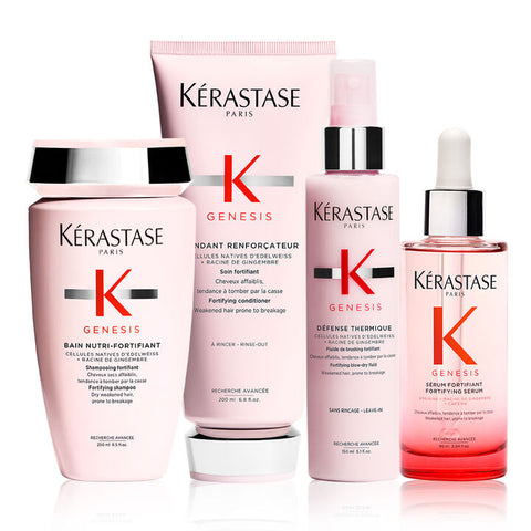 Routine Genesis anti-chute causée par la casse pour tous les types de cheveux