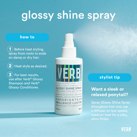 Verb - Shine and Gloss Spray with Heat Protection
