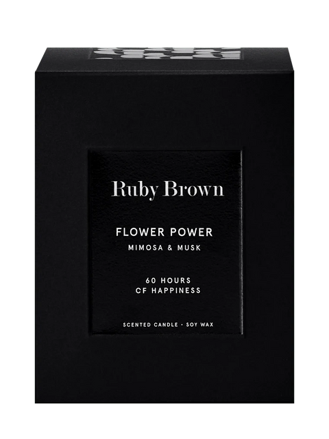 Bougie Flower Power